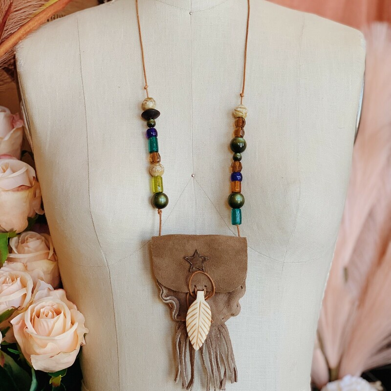 This handmade necklace is on a 26 inch cord!