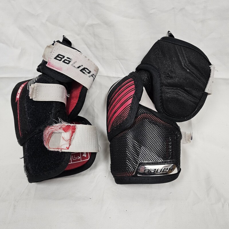 Bauer NSX Hockey Elbow Pads, Size: Jr M, Pre-owned