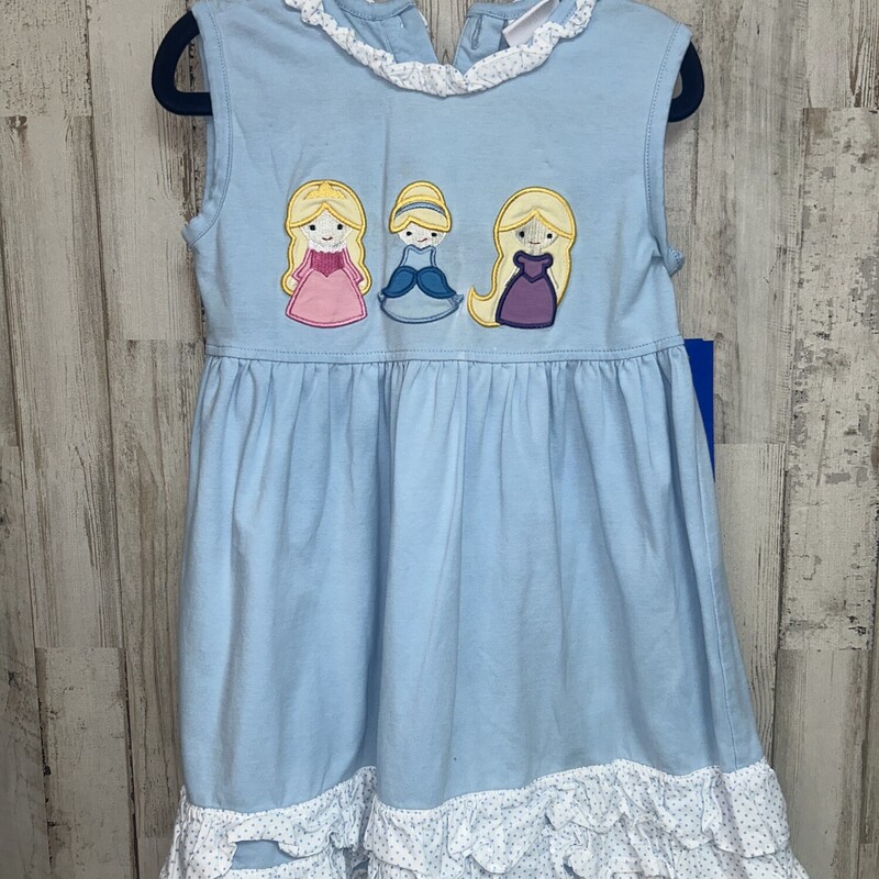 3T Blue Princess Dress