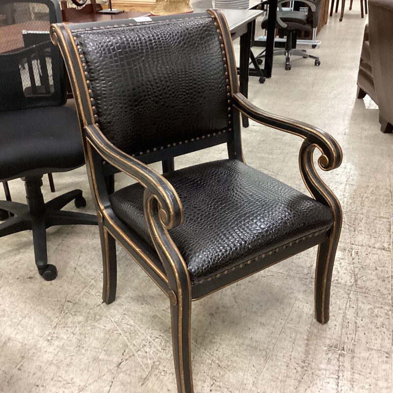 Leather Brown Side Chair