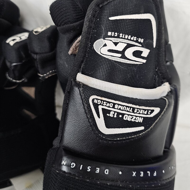 Pre-owned DR HG230 Hockey Gloves, Black, Size: 13