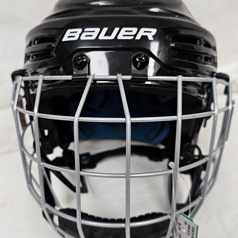 Pre-Owned Bauer Prodigy Hockey Helmet Combo, Black, Size: Youth, Certified through December 2024