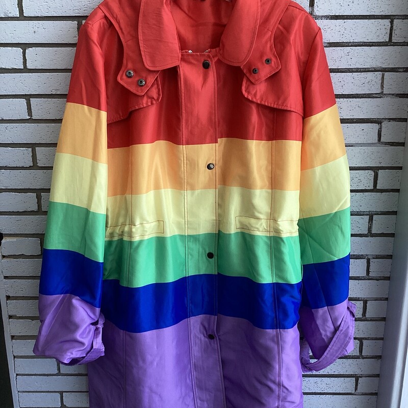 Rainbow Rain Coat
