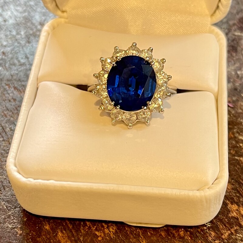 Sterling Sapphire Ring