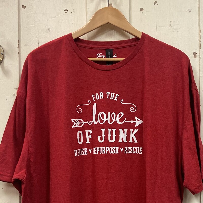 NWT Red Love Of Junk Tee