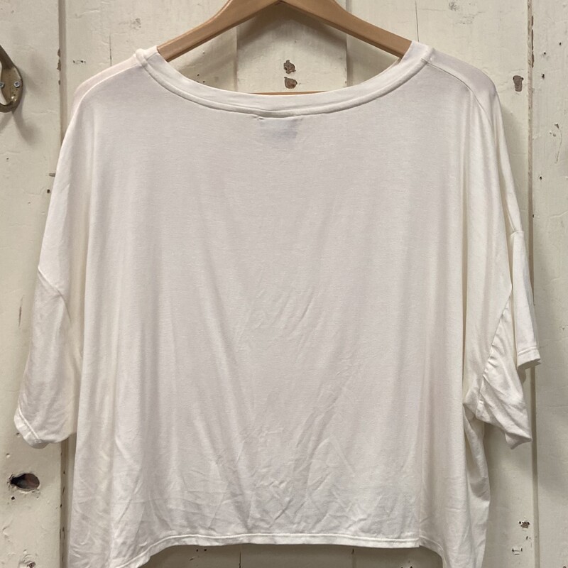 Wht/pk Crop Cowgirl Tee<br />
Wht/pk<br />
Size: 10/12 $48
