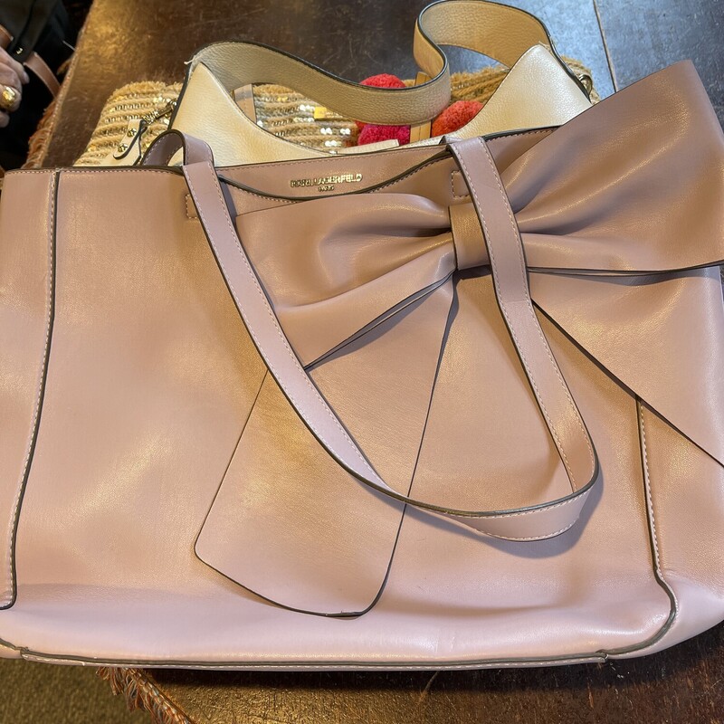 Lagerfeld Bow Tote