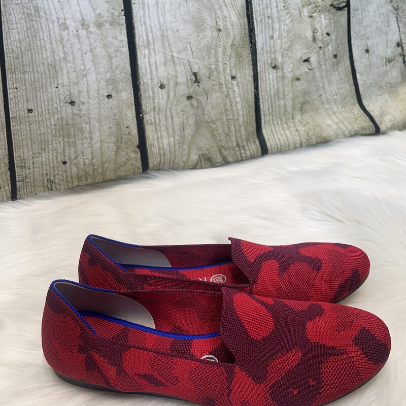 Rothy, Red Camo, Size: 8 1/2