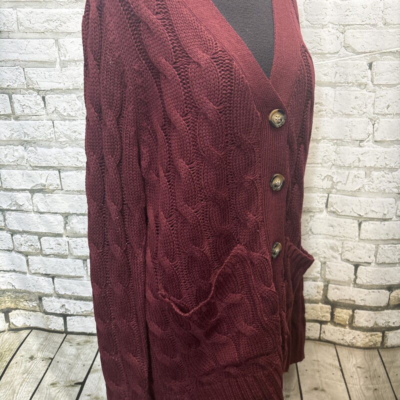 Zenana Premium, Burgundy, Size: 1x