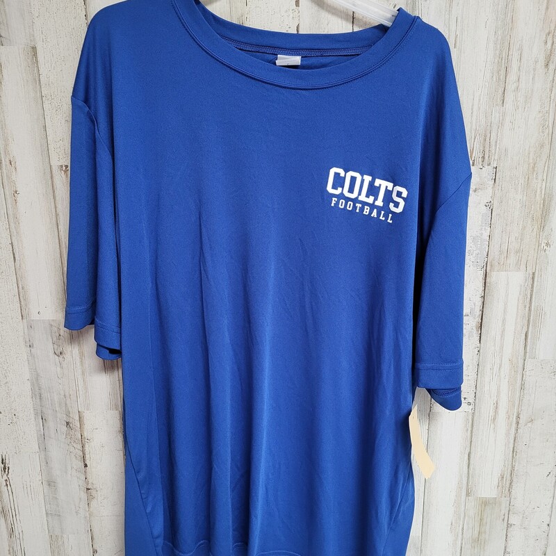 L Blue Colts Tee, Blue, Size: Ladies L