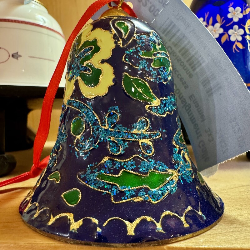 Bell Cloisonne, Enamel, Size: 3x3