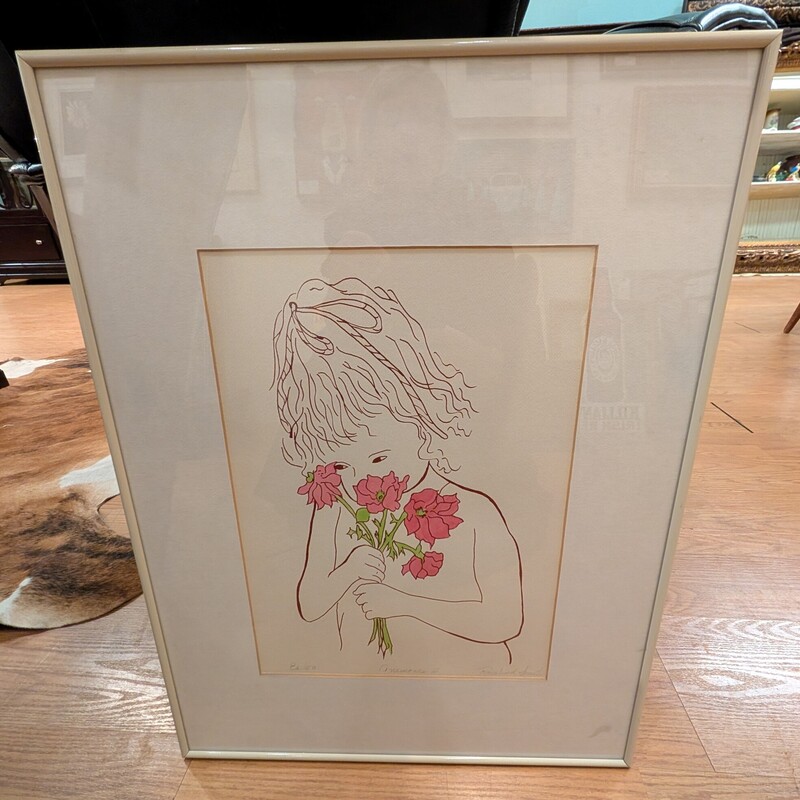 Rosalind Smith Anemones, Litho, Framed
18 x 23h