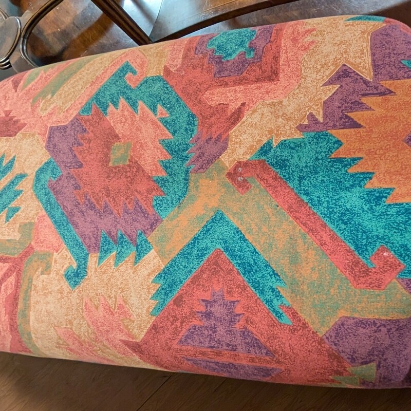 Fabric Covered Log Bench, Light Stain, Small
29 x 14 x 17h