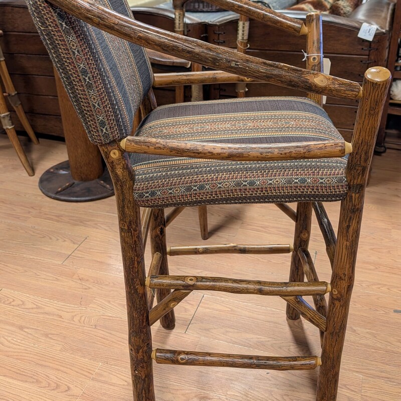 Old Hickory Brand, Brown, Arms
26 x 21 x 46h
Seat Height 30